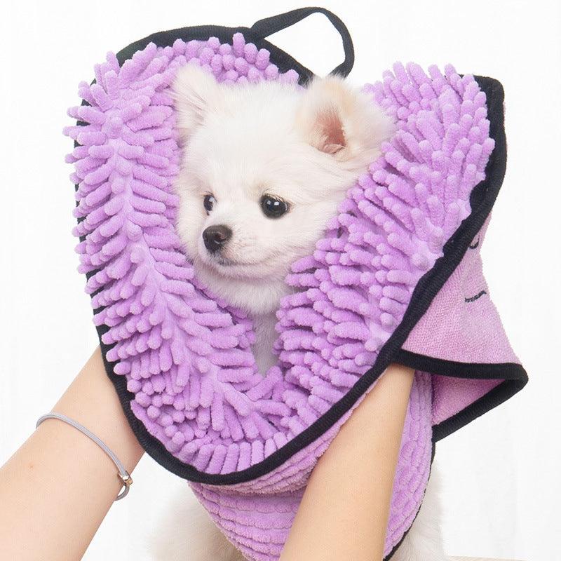 Super Dry Pet Bathrobe – Ultra Absorbent Microfiber Towel for Dogs and Cats-1